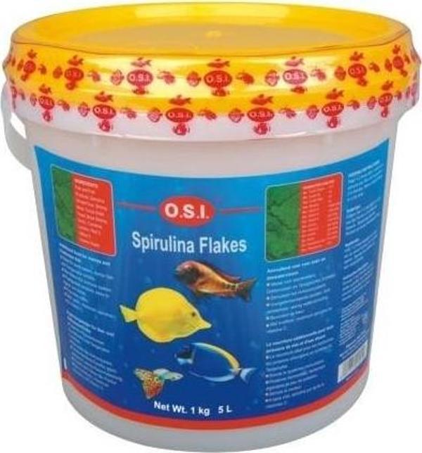 OSI Spirulina Flake %42 Spirulina 100gr Açık - Image 1