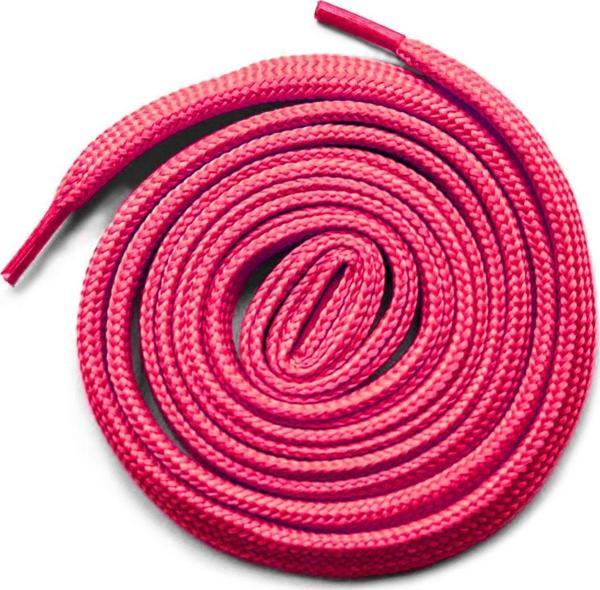 Fuşya Pembe 1 cm Kalınlığında 1 Çift Yassı Spor Ayakkabı Bağcığı - Image 1