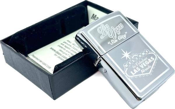 Zippo Sin City Las Vegas Dizayn Çakmak - Image 1