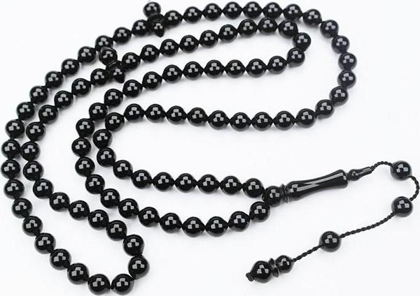Oltu Taşı Küre Model 99 luk Namaz Tespih - Image 1