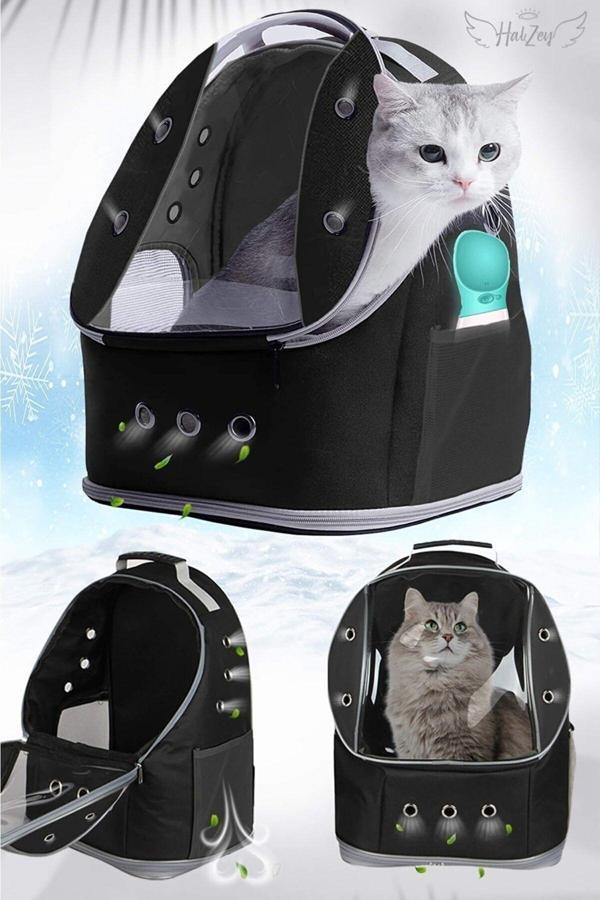 Northern Fashion 13 Hava Kanallı Kedi Taşıma Çantası Büyük Boy 13 Kg Kapasiteli Yatak Olabilen Çanta - Image 1