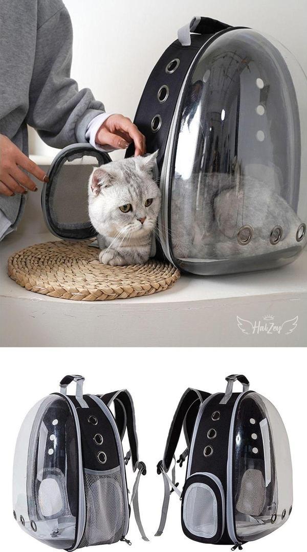 Ksburda Astronot Kedi Köpek Sırt Taşıma Çantası - Image 1