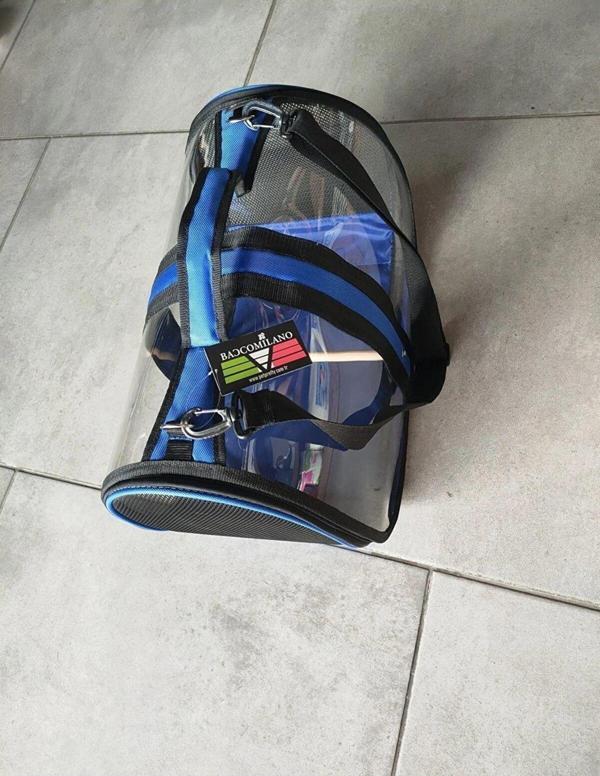 Ksburda Kuş Taşıma Çantası Orta Boy- 28X19X17Cm - Mavi - Image 1