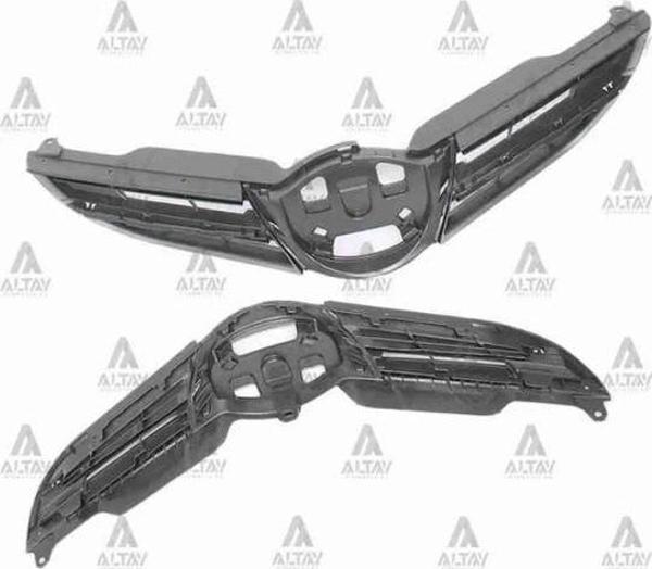 2013-2015 Toyota Auris Ön Panjur Siyah Nikelaj Çıtasız (Tw) (Adet) (Oem No:5311402260) - Image 1