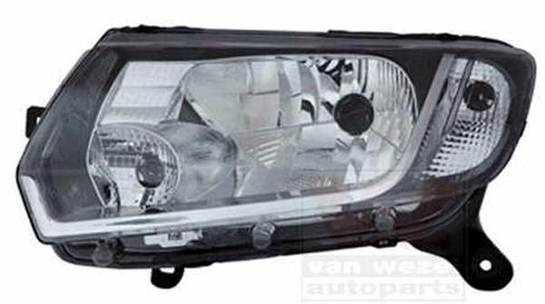 Renault Logan Iı   Sandero Iı 2013  Far Sol Manual Sıyah (Oem No:260601236R) - Image 1
