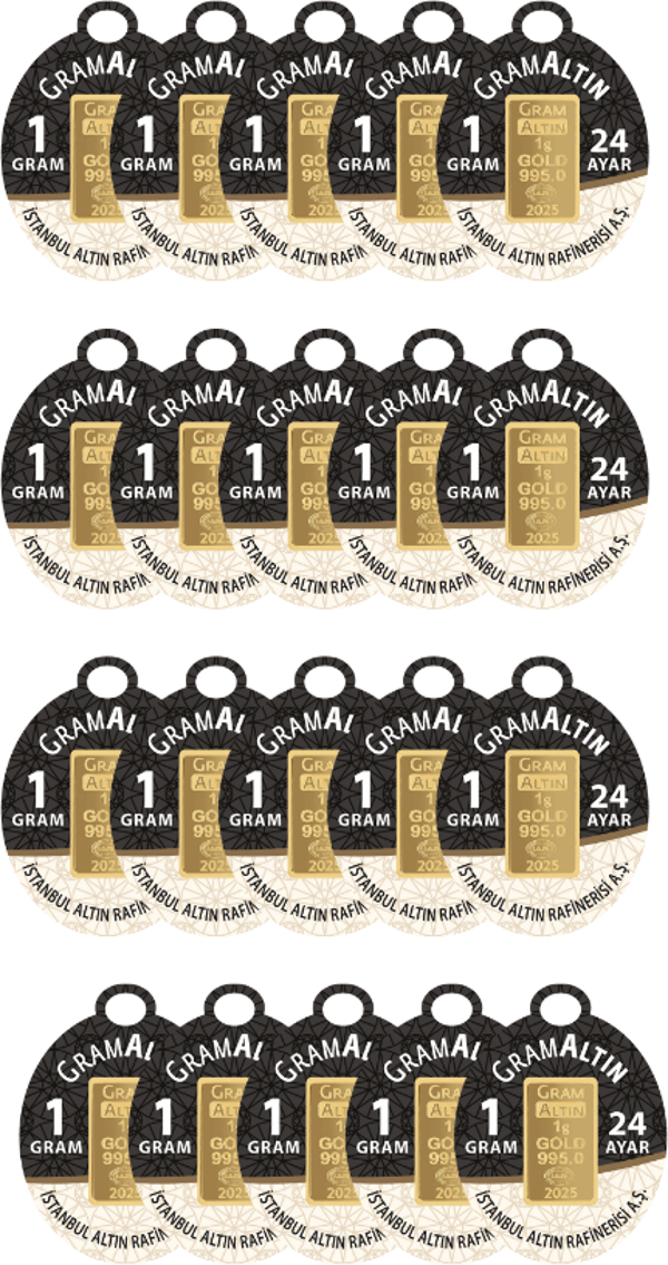 20 GRAM 24 AYAR İAR GRAMALTIN ( 1gr x 20 Adet ) - Image 1