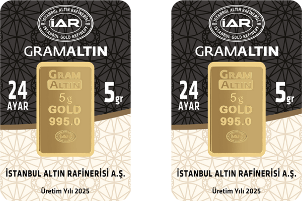 10 GRAM 24 AYAR İAR GRAMALTIN ( 5gr x 2 Adet ) - Image 1