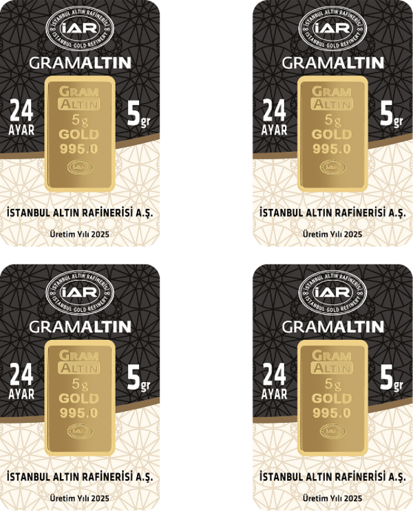 20 GRAM 24 AYAR İAR GRAMALTIN ( 5gr x 4 Adet ) - Image 1