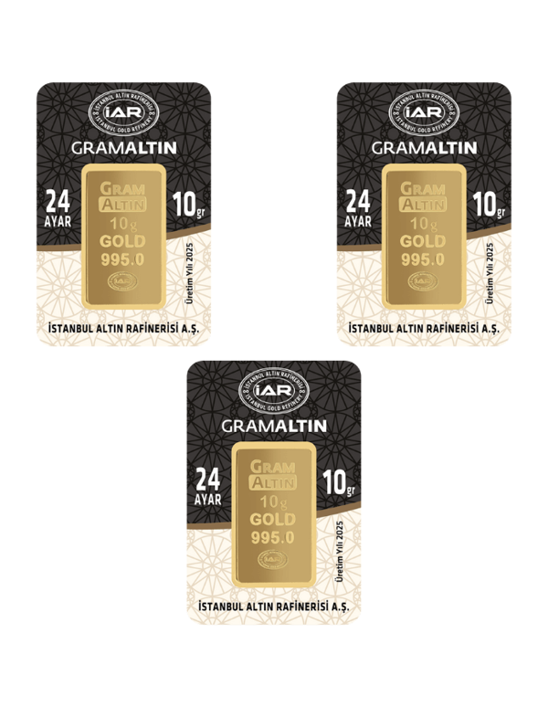 30 GRAM 24 AYAR İAR GRAMALTIN ( 10gr x 3 Adet ) - Image 1