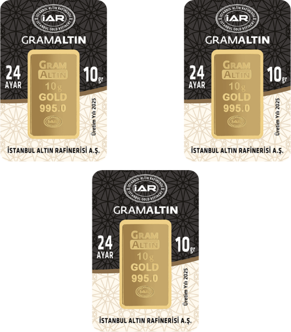 30 GRAM 24 AYAR İAR GRAMALTIN ( 10gr x 3 Adet ) - Image 1