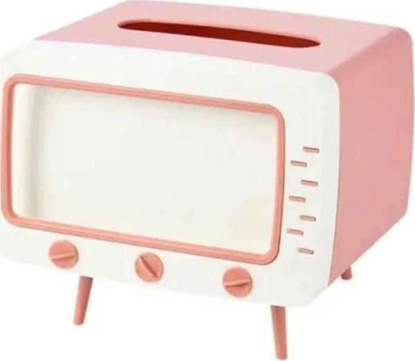 Retro Telefon Tutucu ve Peçetelik - Image 1