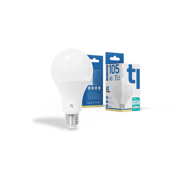 Tuled Redeem A80S E27 LED Ampul, Titreşimsiz, Göz Konforu, Tekli, 1341 Lümen, Doğal Beyaz, 4000 Kelvin - Image 1