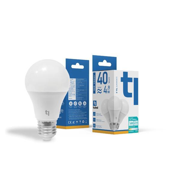 Tuled Redeem A60S E27 LED Ampul, Titreşimsiz, Göz Konforu, Tekli, 543 Lümen, Sıcak Beyaz, 2700 Kelvin - Image 1