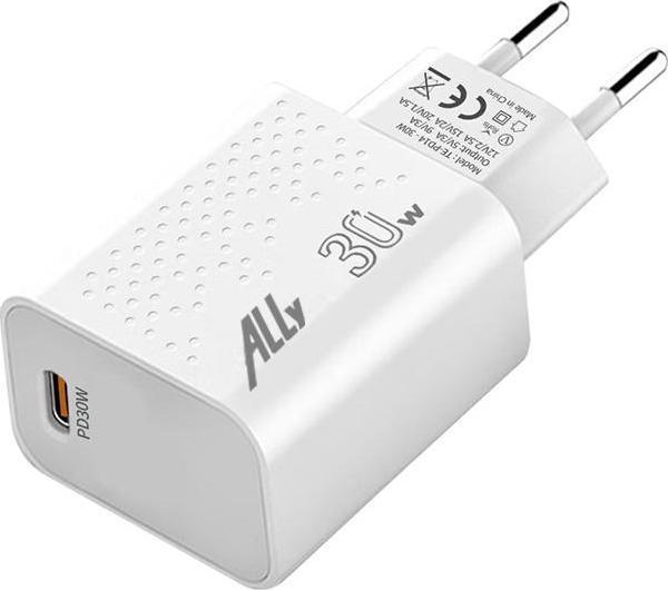 Ally TE-PD14 30W Type-C- USB C Hızlı Şarj Adaptörü - Image 1