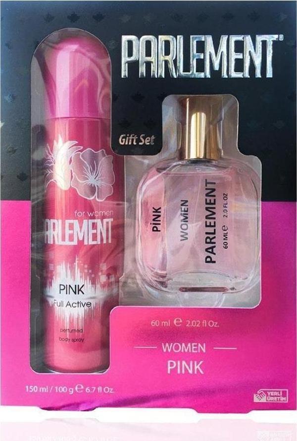 Parlement Pink Kadın 50 Ml Parfüm 150 Ml Deodorant Gif Set - Image 1