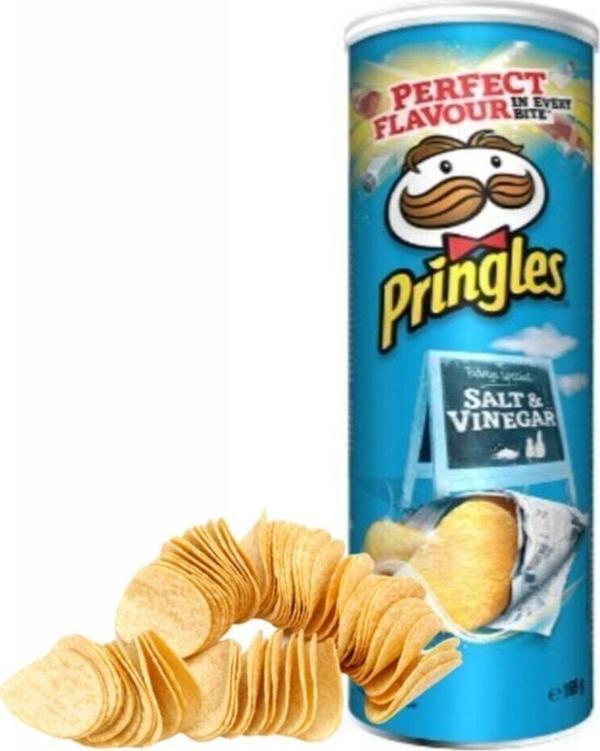 Pringles Prıngles Salt Vınegar 165 Gr - Image 1