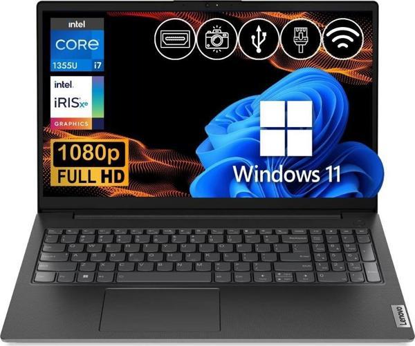 Lenovo V15  i7-1355U 40GB 512GB M.2 SSD 83A100KXTR ATL29  15.6" W11pro Taşınabilir Bilgisayar - Image 1