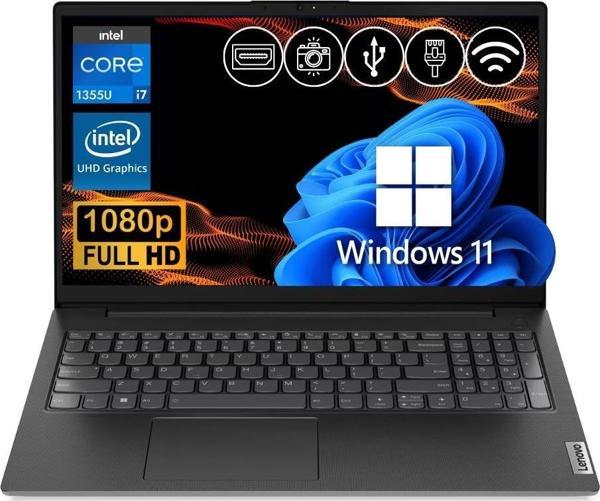 Lenovo V15  i7-1355U 8GB 256 GB M.2 SSD 83A100KXTR ATL16  15.6" W11pro Taşınabilir Bilgisayar - Image 1