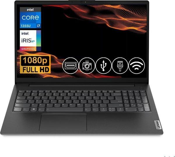 Lenovo V15  i7-1355U 16GB 1TB M.2 SSD 83A100KXTR ATL6  15.6" Fdos Taşınabilir Bilgisayar - Image 1