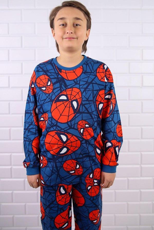 Beniizle Örümcek Adam Baskılı Unisex Pijama Takım - Image 1