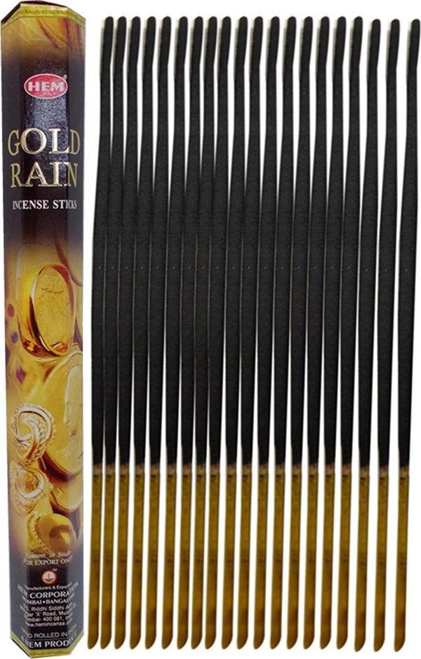 Altın Yağmuru 20 Çubuk Tütsü - Gold Rain - Image 1