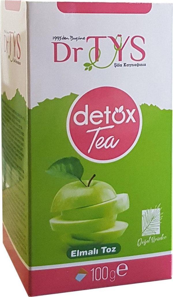 Dr Tys Detox Tea Elmalı Toz Çay 100 gr Elma Tozu Detoks Çayı - Image 1