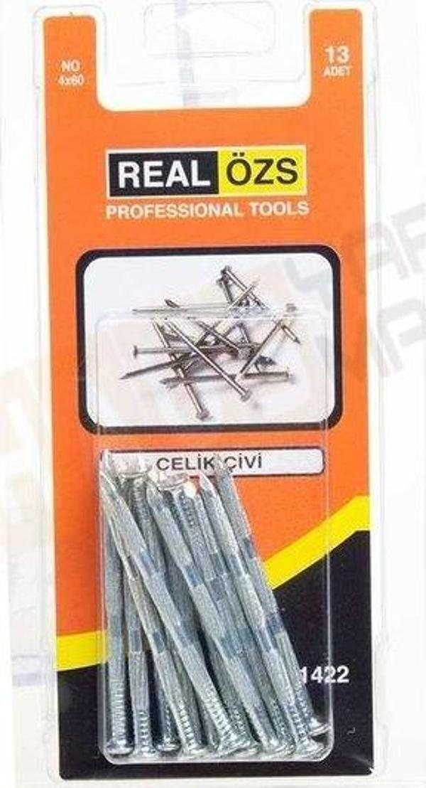 Real Özs Çelik Çivi - 13 Adet - 4x60 - Image 1