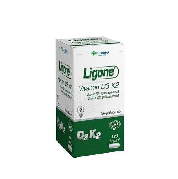 Ligone Vitamin D3 K2 120 Kapsül - Image 1