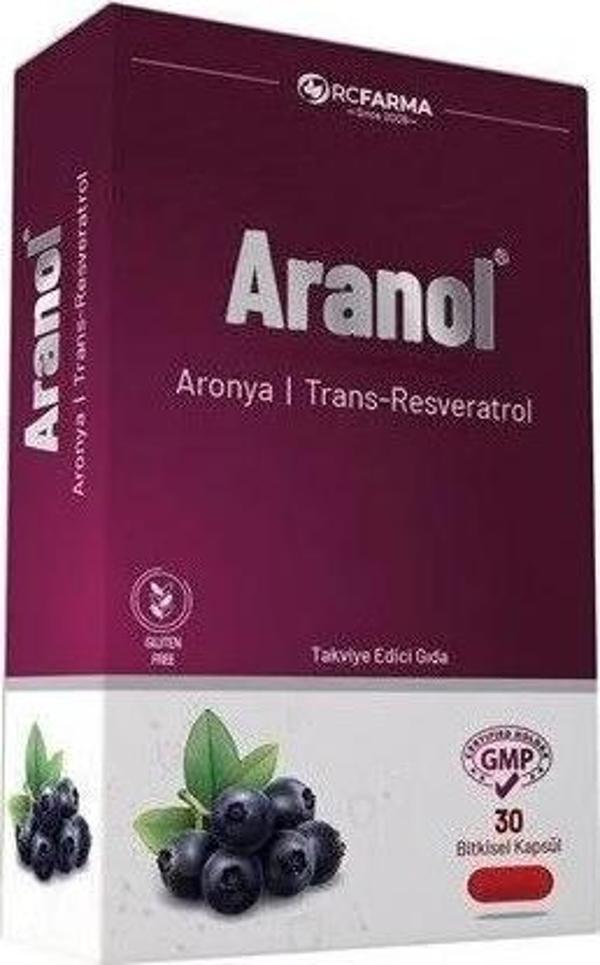 Aranol Aronya Trans Resveratrol 30 Kapsül - Image 1