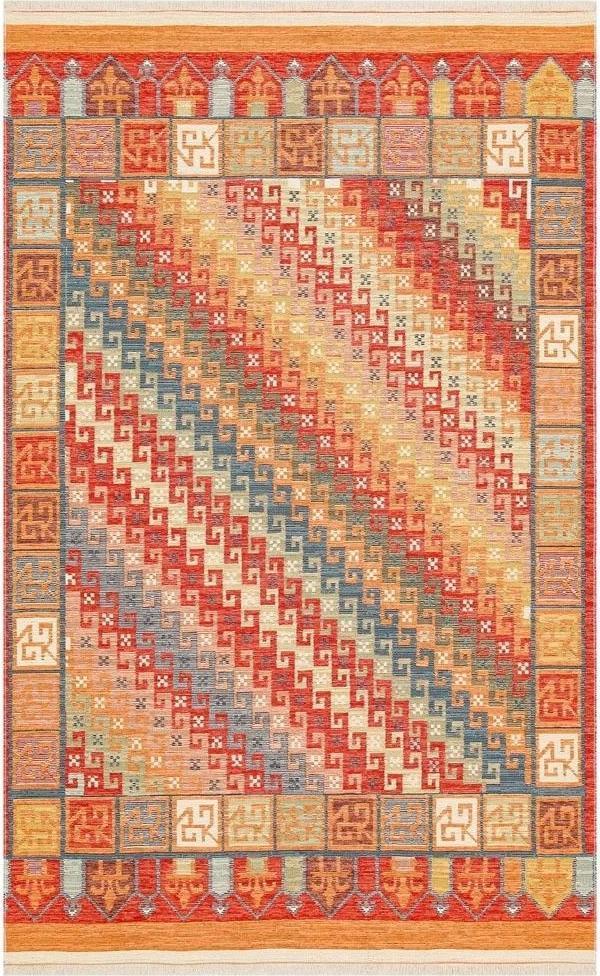 Eko Halı Nomad Kilim NMD 11 Terra Yıkanabilir Kilim - Image 1
