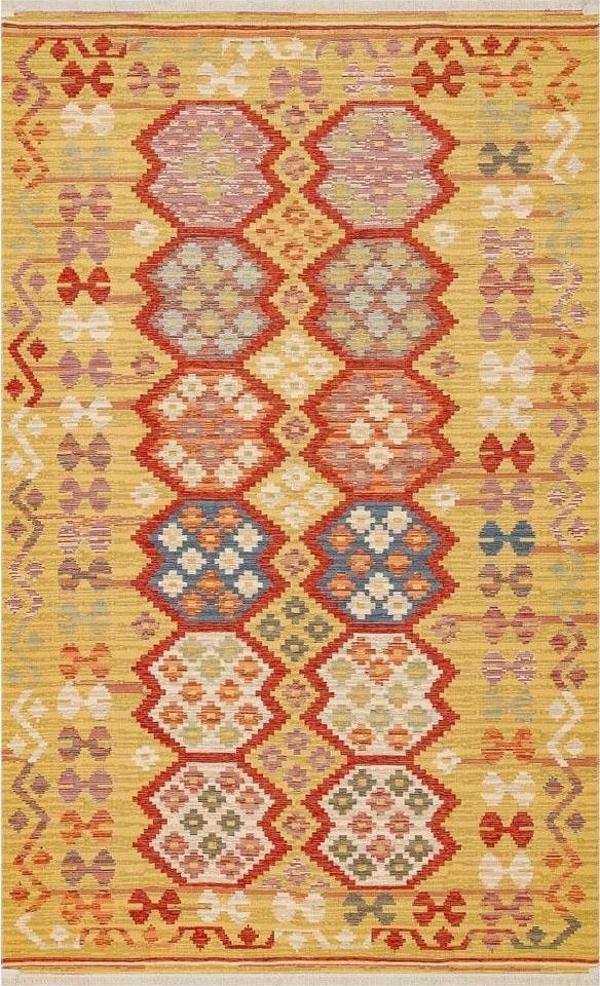 Hoom Rugs Vagrant VGT 03 Red Yıkanabilir Çift Taraflı Otantik Halı - Image 1