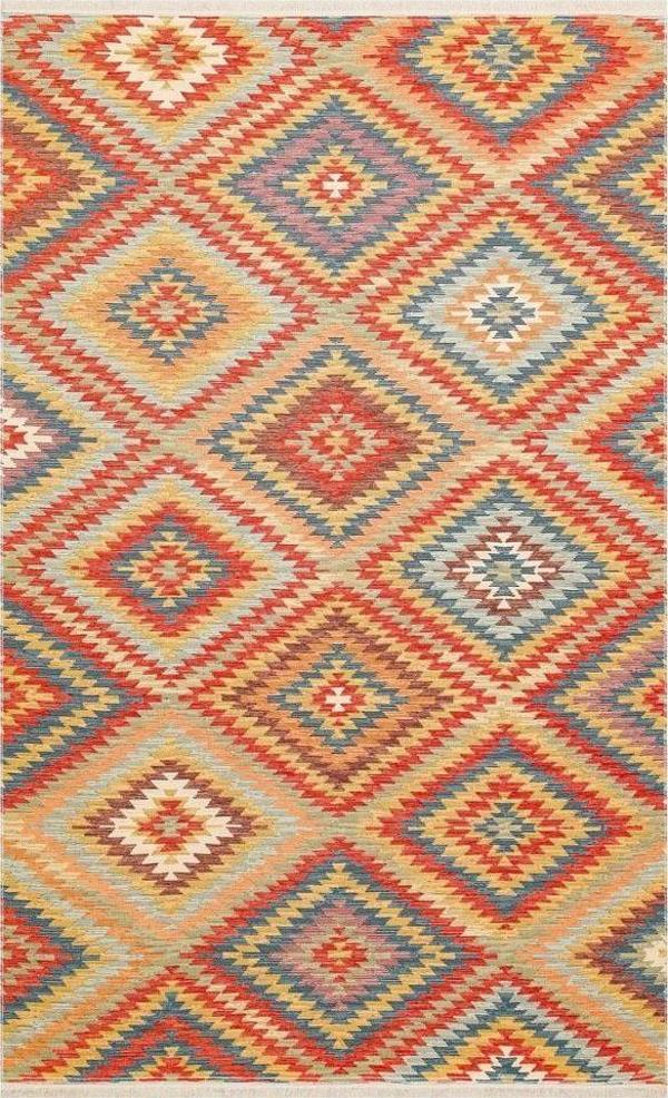 Hoom Rugs VGT 07 Terra Yıkanabilir Çift Taraflı Otantik Halı - Image 1