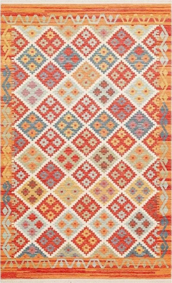 Hoom Rugs VGT 05 Terra Yıkanabilir Çift Taraflı Otantik Halı - Image 1