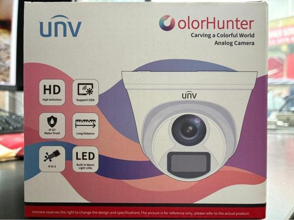 Uniview Uac-T112-Af28 W 2Mp 1080P 2.8 Mm Lens Sesli Hibrit Ahd Tvı Cvı Analog Dome Kamera - Image 1