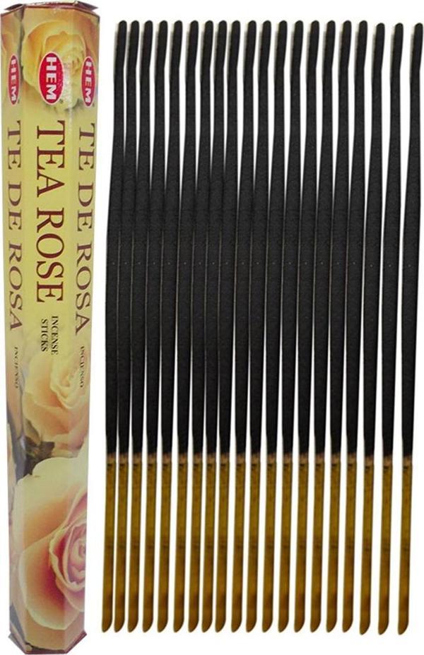 Çay Gülü Kokulu 20 Çubuk Tütsü - Tea Rose - Image 1