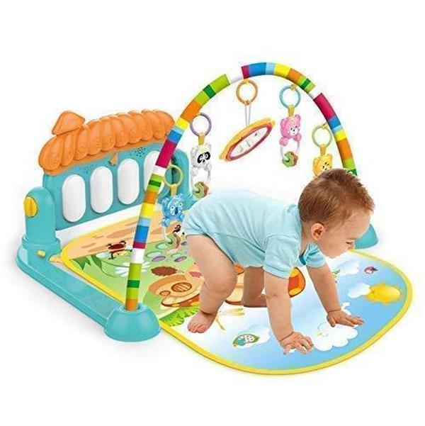 TOMMYBABY Adil Oyuncak Oyun Halısı Sevimli Piyanolu Sesli Işıklı Aynalı Oyun Halısı Bebek Yenidoğan 60 X 75 - Image 1
