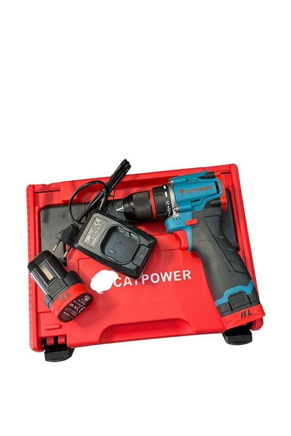 CATPOWER E1016 Kömürsüz Akülü Vidalama 16V 2.0Ah - Image 1