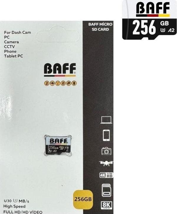 Baff 256GB Micro SD Hafıza Kartı - Image 1