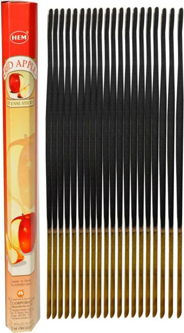 Kırmızı Elma Kokulu 20 Çubuk Tütsü - Red Apple - Image 1