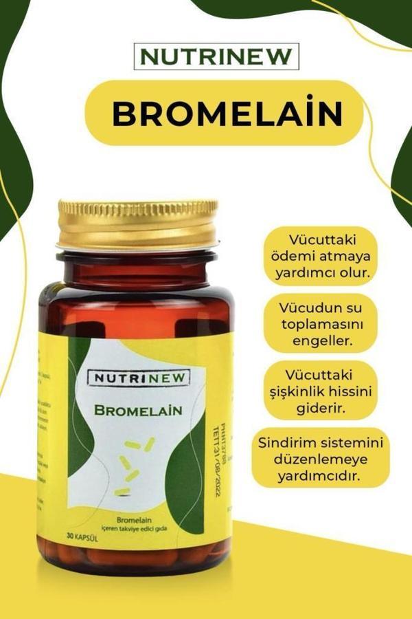 Nutrinew Bromelain 30 Kapsül - Image 1