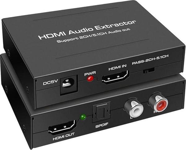 Ayt Powermaster PM-2619 4K HDMI TO HDMI SPDIF - L R Ses Ve Görüntü Ayırıcı Çevirici - Image 1