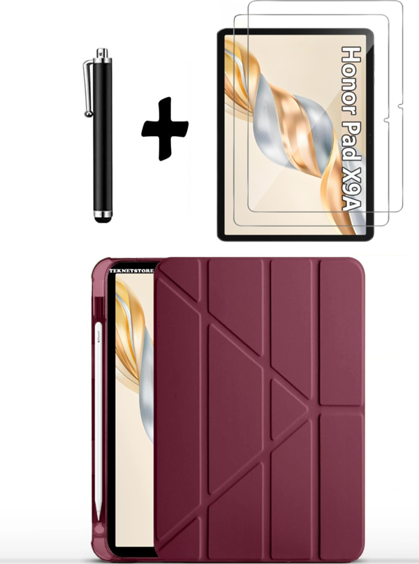 Honor Pad X9A 11.5 Inç 2025 Kılıf Kalem Bölmeli Standlı Darbeye Dayanıklı Ekran Koruyucu Kalem Seti - Image 1