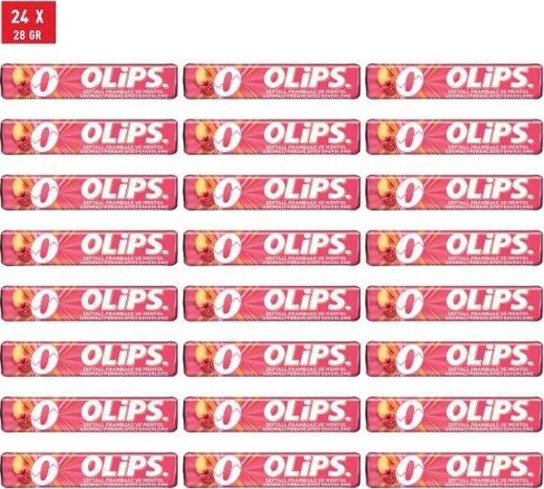 Olips Şeftali, Frambuaz ve Mentol Aromalı Ferahlatıcı Şekerleme 24 Adet x 28 g - Image 1