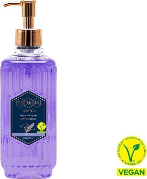Pereja Lavanta Doğal Zeytinyağlı Sıvı Sabun 500 ml  - Image 1
