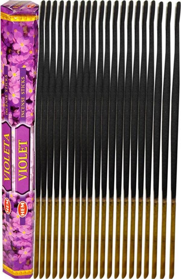 Menekşe Kokulu 20 Çubuk Tütsü - Violet - Image 1