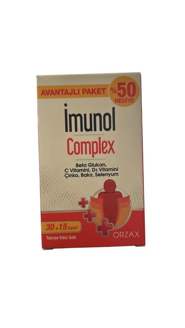 İmunol Complex 30+15 Kapsül %50 Hediye - Image 1