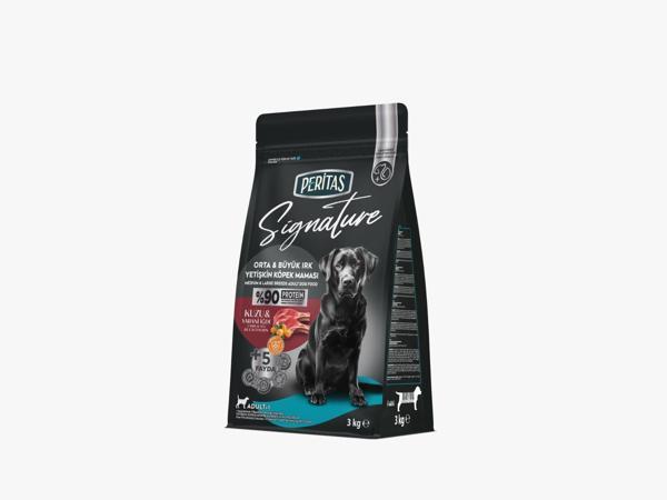 Signature Kuzulu Orta ve Büyük Irk Yetişkin Köpek Maması 3 Kg - Image 1