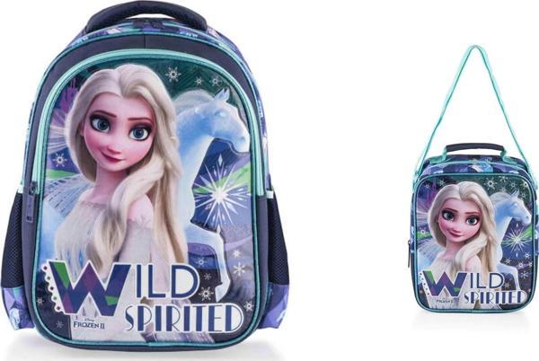 Frocx Frozen Ilkokul Çantası Loft Wild Spirited Ilkokul Sırt Çantası ve Beslenme Çantası - Image 1