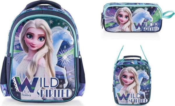 Frocx Frozen Ilkokul Çantası Loft Wild Spirited Ilkokul Sırt Çantası SETİ - Image 1