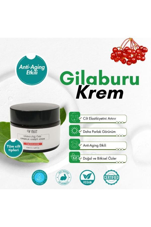 Vi&Op Cosmetics Gilaburu Yağı Özlü ve Anti-Aging Etkili Krem - Image 1